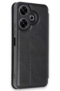 Xiaomi Redmi 13 4G Kılıf Flip Cover - Siyah