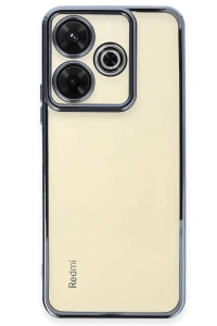 Xiaomi Redmi 13 4G Kılıf Lensli Silikon - Açık Mavi