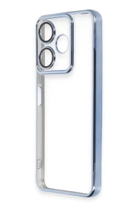 Xiaomi Redmi 13 4G Kılıf Lensli Silikon - Açık Mavi