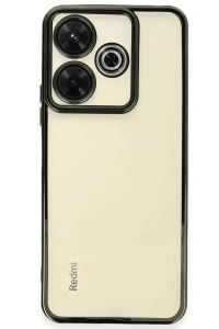 Xiaomi Redmi 13 4G Kılıf Lensli Silikon - Yeşil
