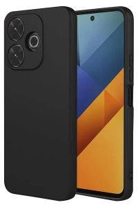Xiaomi Redmi 13 4G Kılıf Nano içi Kadife Silikon - Siyah