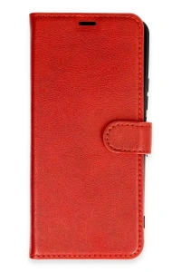 Xiaomi Redmi 13 4G Kılıf Trend S Plus Kapaklı Kılıf - Kırmızı