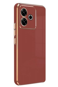 Xiaomi Redmi 13 4G Kılıf Volet Silikon - Kırmızı