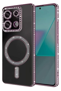 Xiaomi Redmi 13C Joke Simli Magneticsafe Kılıf - Pembe