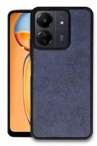 Xiaomi Redmi 13C Kılıf Aras Deri Kapak - Lacivert