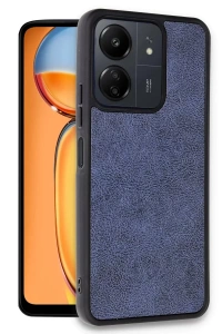 Xiaomi Redmi 13C Kılıf Aras Deri Kapak - Lacivert