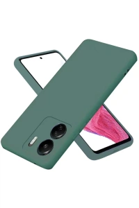 Xiaomi Redmi 13C Kılıf First Silikon - Koyu Yeşil