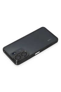 Xiaomi Redmi 13C Kılıf Lensli Silikon - Siyah