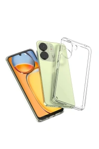 Xiaomi Redmi 13C Kılıf Lüx Şeffaf Silikon