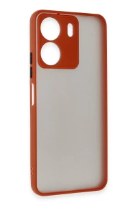 Xiaomi Redmi 13C Kılıf Montreal Silikon Kapak - Kırmızı