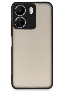 Xiaomi Redmi 13C Kılıf Montreal Silikon Kapak - Siyah
