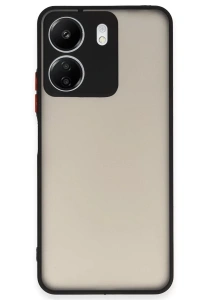 Xiaomi Redmi 13C Kılıf Montreal Silikon Kapak - Siyah