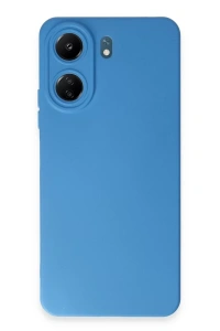 Xiaomi Redmi 13C Kılıf Nano içi Kadife Silikon - Mavi