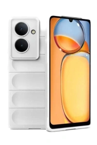 Xiaomi Redmi 13C Kılıf Optimum Silikon - Krem