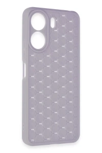 Xiaomi Redmi 13C Kılıf Petek Silikon Kapak - Lila