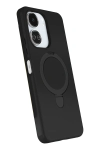 Xiaomi Redmi 13C Regal Magsafe Standlı Kapak - Siyah