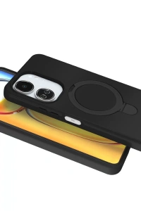 Xiaomi Redmi 13C Regal Magsafe Standlı Kapak - Siyah