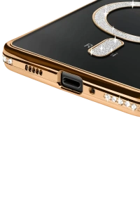 Xiaomi Redmi 14C Joke Simli Magneticsafe Kılıf - Gold