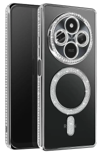 Xiaomi Redmi 14C Joke Simli Magneticsafe Kılıf - Gümüş
