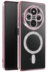 Xiaomi Redmi 14C Joke Simli Magneticsafe Kılıf - Pembe