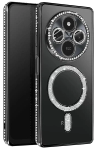Xiaomi Redmi 14C Joke Simli Magneticsafe Kılıf - Siyah