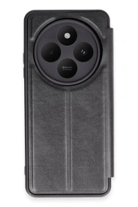 Xiaomi Redmi 14C Kılıf Flip Cover - Siyah