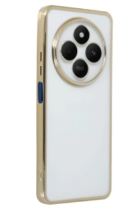 Xiaomi Redmi 14C Kılıf Lensli Silikon - Gold