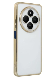 Xiaomi Redmi 14C Kılıf Lensli Silikon - Gold