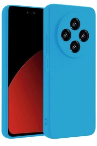 Xiaomi Redmi 14C Kılıf Nano içi Kadife Silikon - Mavi