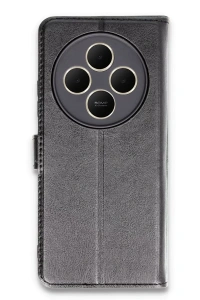 Xiaomi Redmi 14C Kılıf Trend S Plus Kapaklı Kılıf - Siyah
