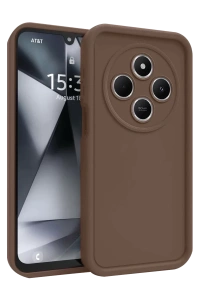 Xiaomi Redmi 14C Kılıf Viera Silikon - Kahverengi