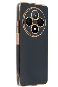 Xiaomi Redmi 14C Kılıf Volet Silikon - Siyah