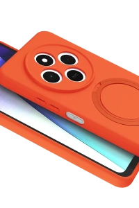 Xiaomi Redmi 14C Regal Magsafe Standlı Kapak - Turuncu