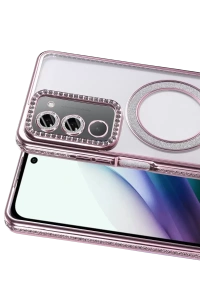 Xiaomi Redmi 15 4G Joke Simli Magneticsafe Kılıf - Pembe
