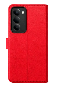 Xiaomi Redmi 15 5G Trend S Plus Kapaklı Kılıf - Kırmızı