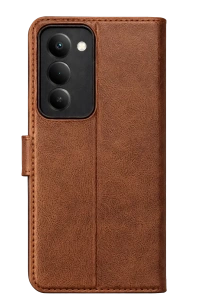 Xiaomi Redmi 15 5G Trend S Plus Kapaklı Kılıf - Taba