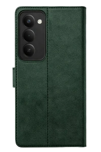 Xiaomi Redmi 15 5G Trend S Plus Kapaklı Kılıf - Yeşil