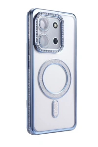 Xiaomi Redmi 15C 4G Joke Simli Magneticsafe Kılıf - Mavi