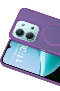 Xiaomi Redmi 15C 4G Jota Magsafe Kapak - Derin Mor