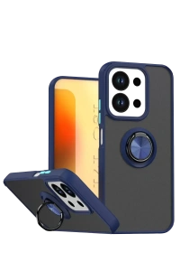 Xiaomi Redmi 15C 4G Montreal Yüzüklü Silikon Kapak - Lacivert