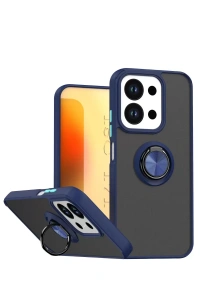 Xiaomi Redmi 15C 4G Montreal Yüzüklü Silikon Kapak - Lacivert