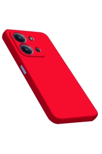 Xiaomi Redmi 15C 4G Nano içi Kadife Silikon - Kırmızı