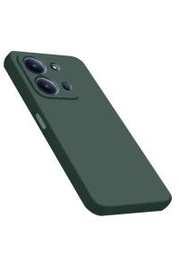 Xiaomi Redmi 15C 4G Nano içi Kadife Silikon - Koyu Yeşil