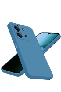 Xiaomi Redmi 15C 4G Nano içi Kadife Silikon - Mavi