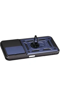 Xiaomi Redmi 15C 4G Pars Lens Yüzüklü Silikon - Lacivert