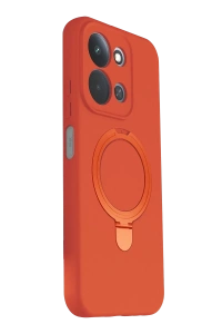 Xiaomi Redmi 15C 4G Regal Magsafe Standlı Kapak - Turuncu