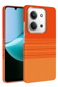 Xiaomi Redmi 15C 4G Vega Magsafe Kapak - Turuncu