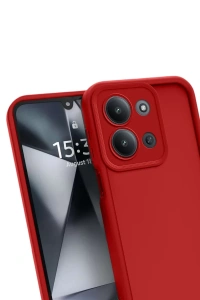 Xiaomi Redmi 15C 4G Viera Silikon - Kırmızı