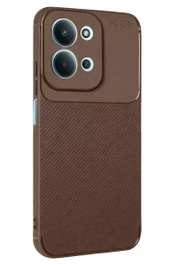 Xiaomi Redmi 15C 5G Auto Focus Karbon Kapak - Kahverengi