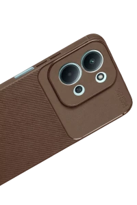 Xiaomi Redmi 15C 5G Auto Focus Karbon Kapak - Kahverengi